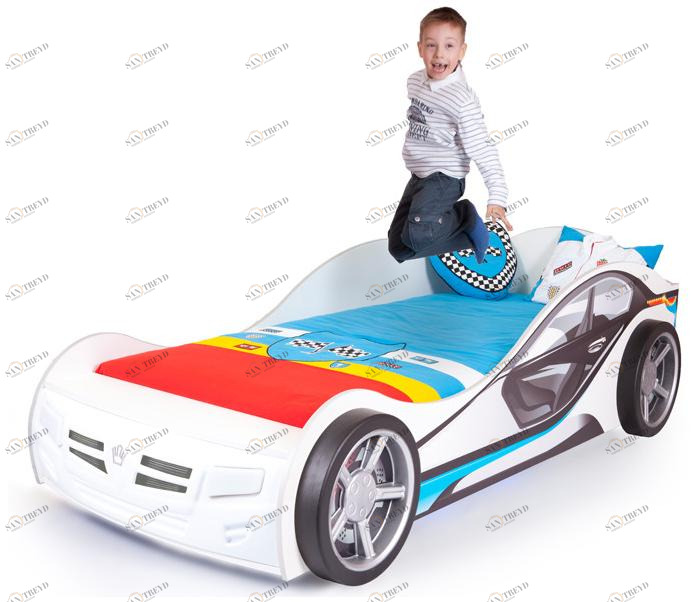 Кровать машина ABC-KING La-Man (190*90) синий 4631147955746