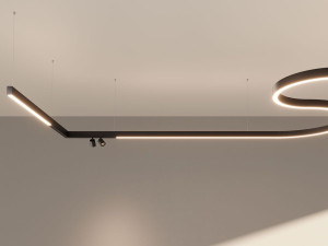 Металлический светодиодный подвесной светильник