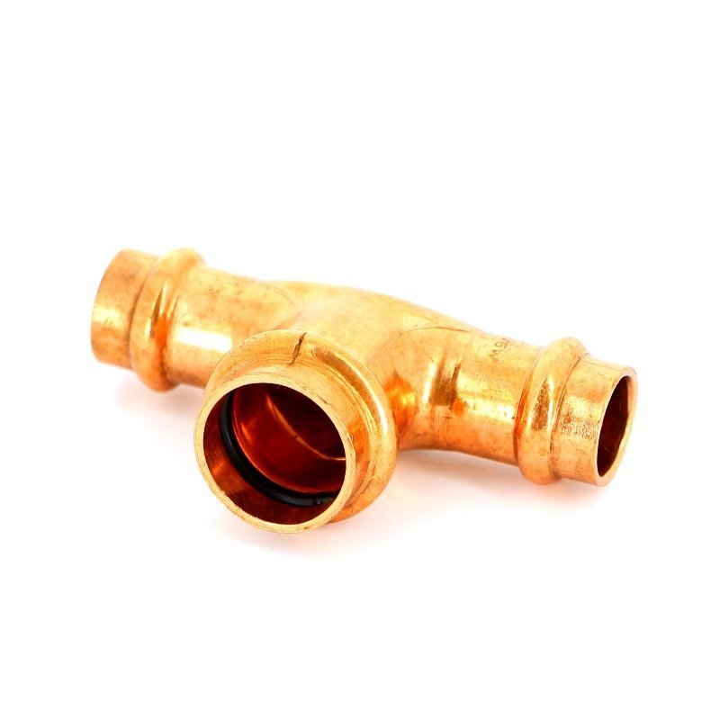 Тройник пресс 15x22x15 медный IBP P513001522015 - Вид №2