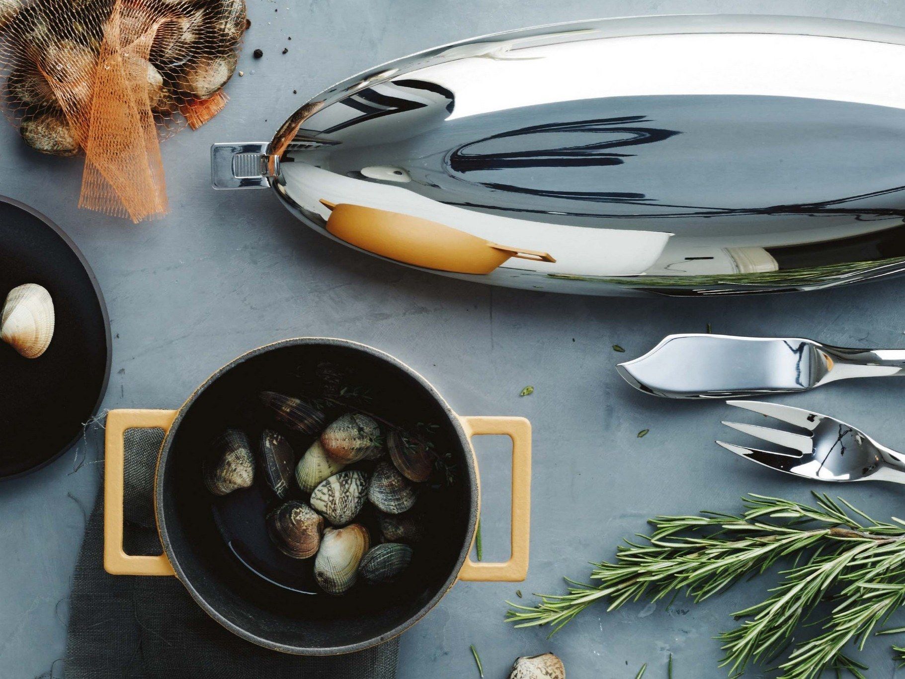 Овальная чугунная кастрюля с крышкой Sambonet Terracotto ARCH-00099909 - Вид №7