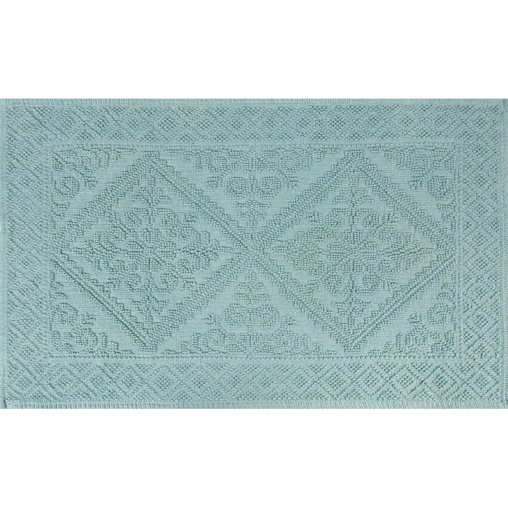 Коврик для ванной Аквалиния Vintage 50x80 см цвет голубой STLM-2179795