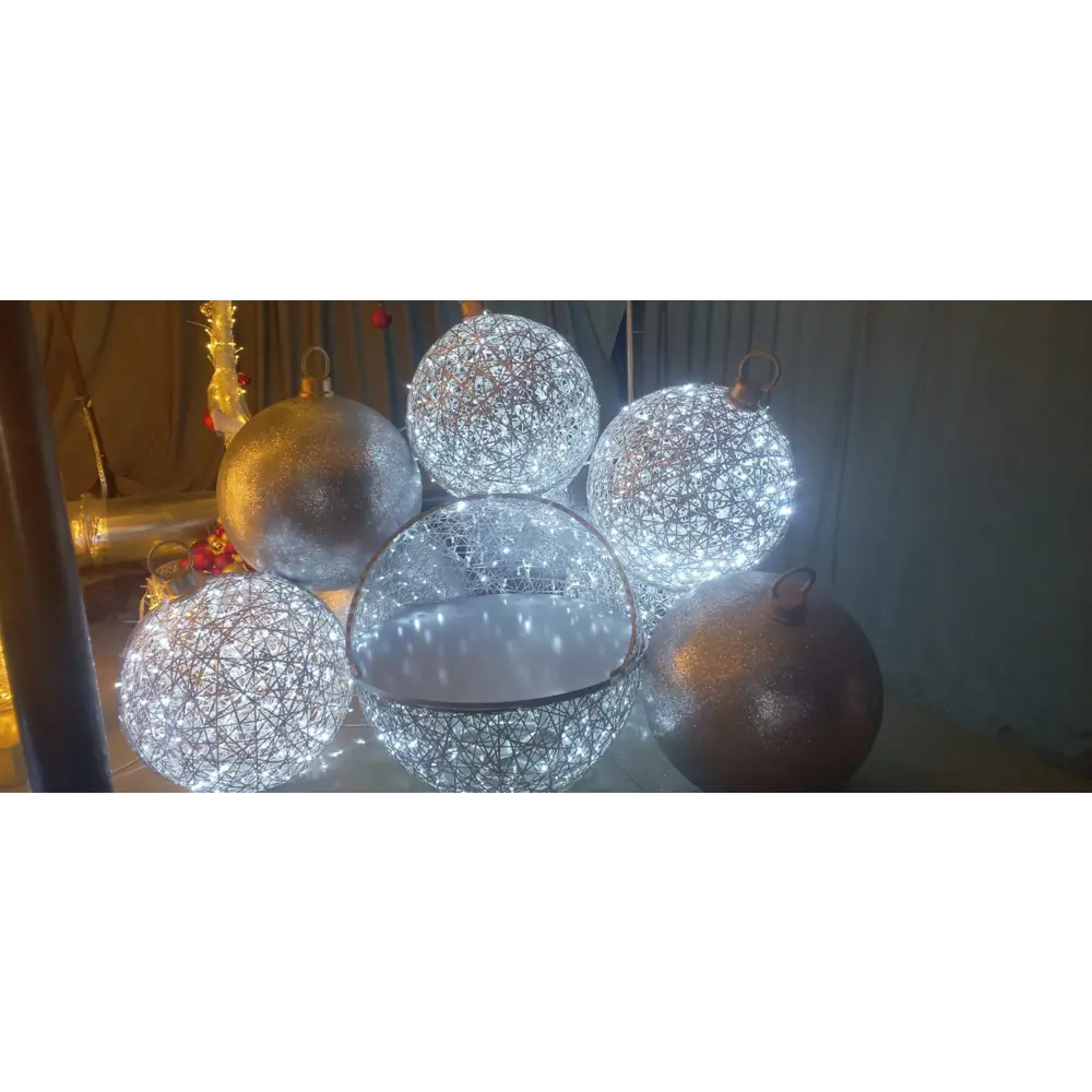 Светящаяся электрическая фигура Festive Light для улицы 1900 светодиодов 200 см белый 89400974 STLM-2171799 Santreyd 