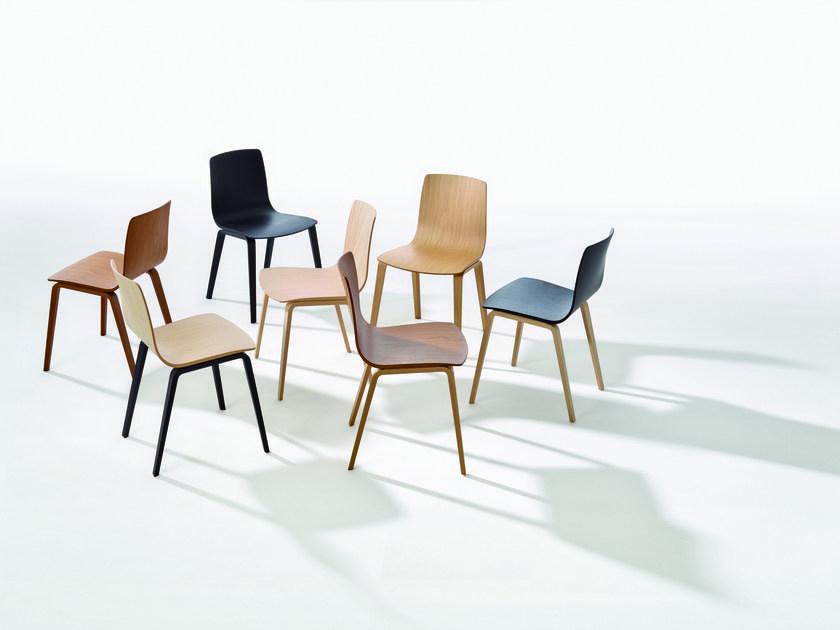 arper Штабелируемый деревянный стул Aava sun-id-1364444 - Вид №3