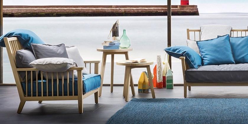 Gervasoni Круглый стол ироко со столешницей из каррарского мрамора Gervasoni outdoor sun-id-1495420 - Вид №7