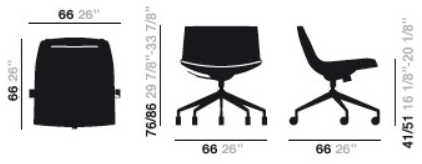 arper Конференция 5 гонок Catifa 60 2120 - 2122 - Вид №2