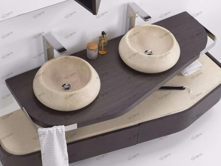 L'ANTIC COLONIAL Деревянная столешница для умывальника в современном стиле Men{h}ir sun-id-1476211