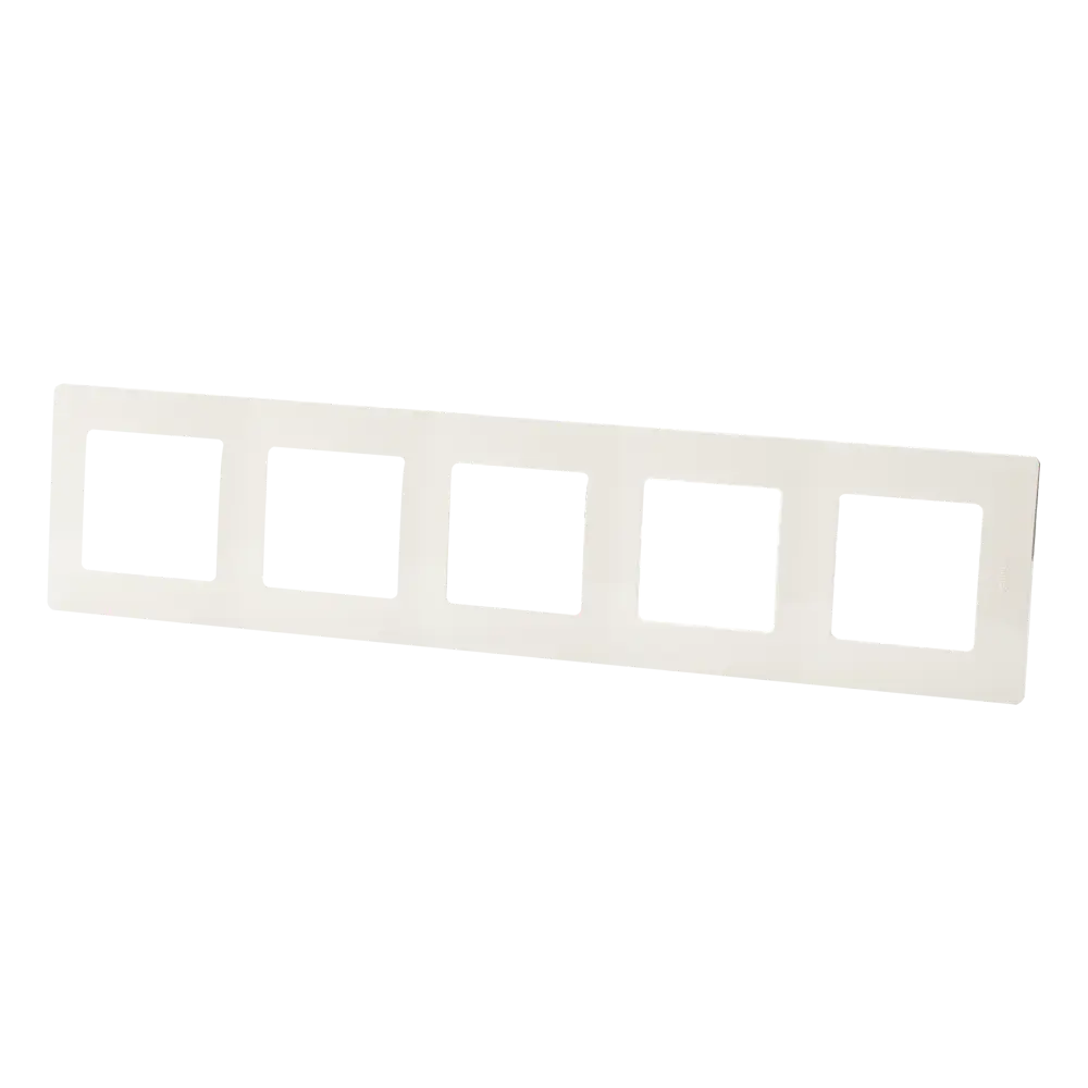 Рамка Legrand Etika на 5 постов в цвете слоновая кость 17356556 STLM-0007992 - Вид №1