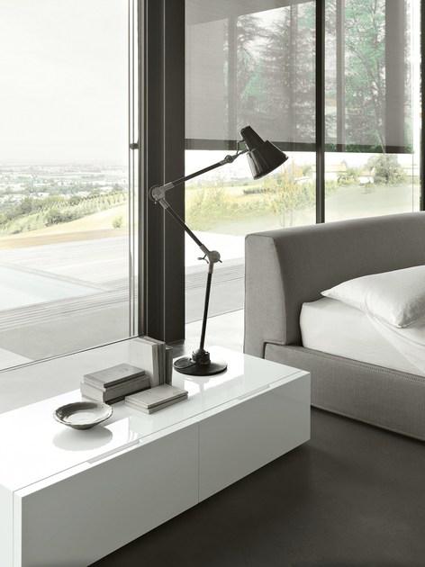 Lema Двуспальная кровать с обивкой из ткани sun-id-1504432 - Вид №3