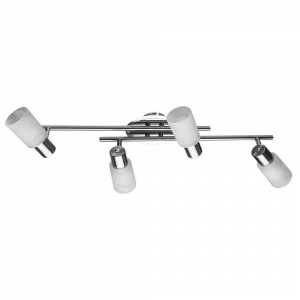 Спот потолочный на 4 лампы белый 39 см Arte Lamp A4510PL-4SS ARTE LAMP A4510 00-3927025 Белый;серебро