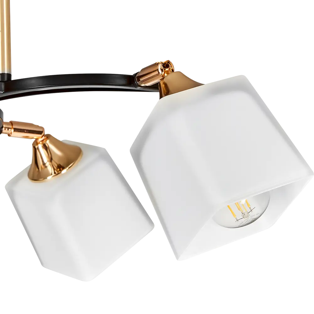 Люстра De City Тетро - современная потолочная с четырьмя стеклянными кубами 88038453 STLM-0922470 - Вид №5