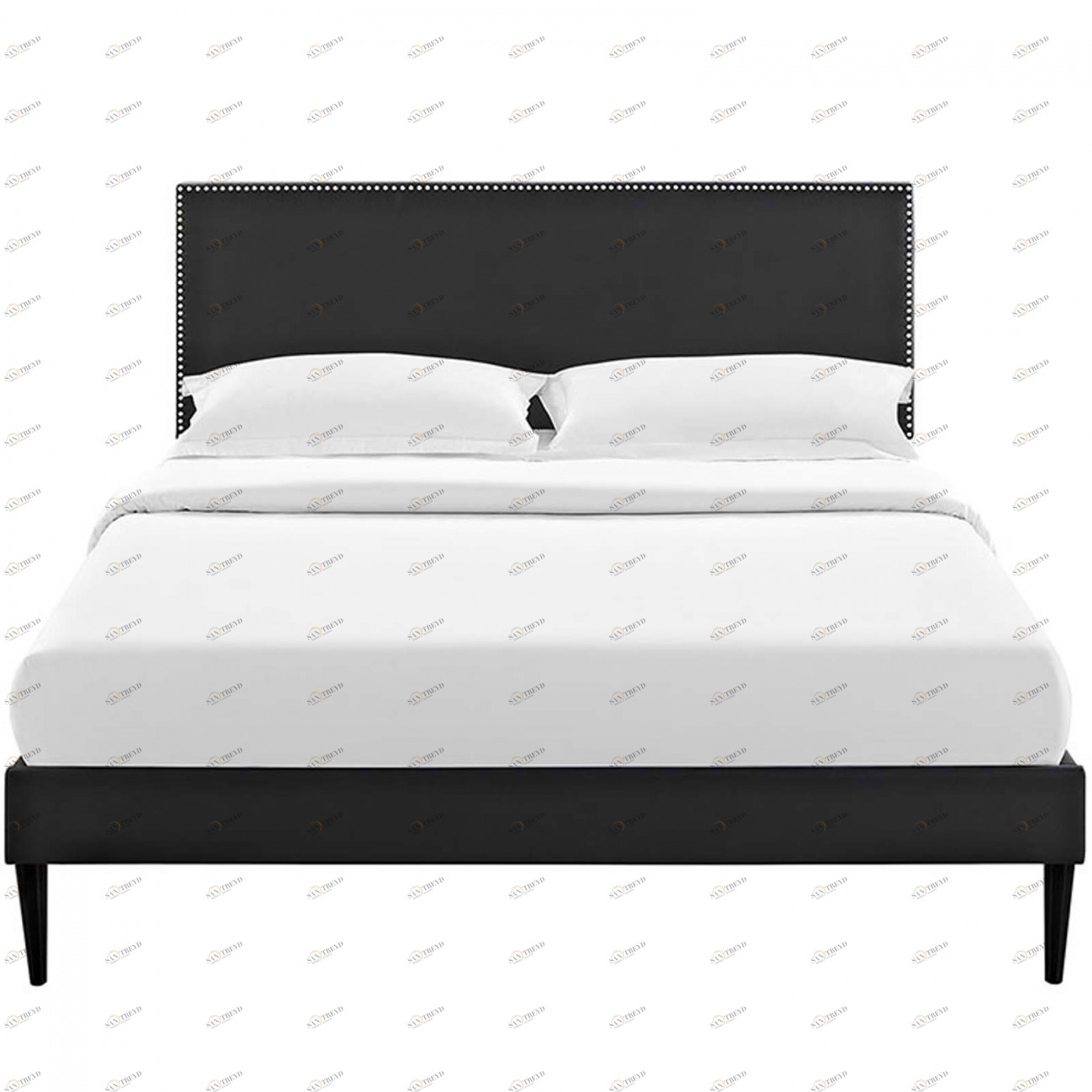 Кровать двуспальная 160х200 черная Dotted ICON DESIGNE ДИЗАЙНЕРСКИЕ 177965 Черный 