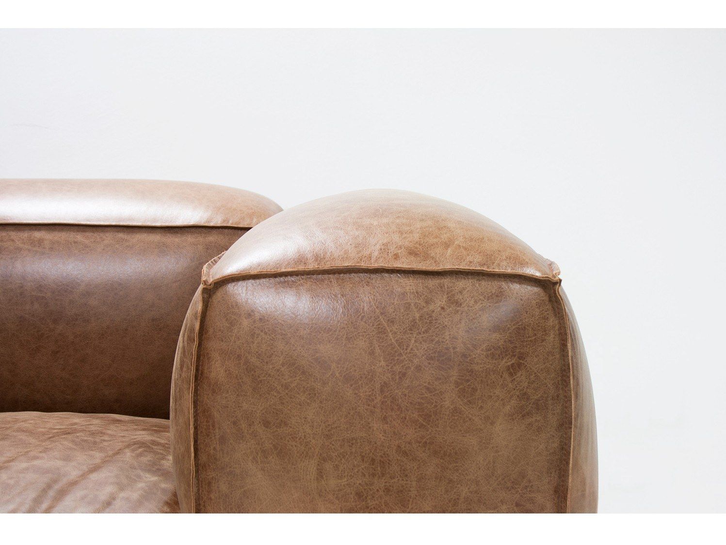 3-местный кожаный диван CREARTE COLLECTIONS Marlon Contemporain ARCH-00133564 - Вид №11