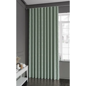 Штора на ленте MIAMOZA Даниэла 200×280 см светло-зеленая рогожка 89405541