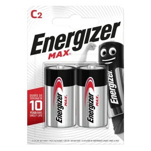 Батарейка Energizer C (LR14) алкалиновая 2 шт.