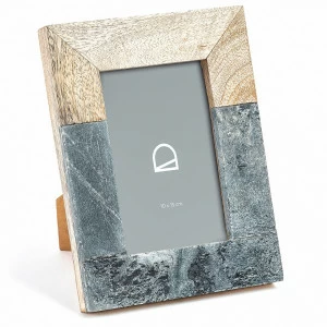 Фоторамка деревянная 10х15 см серый мрамор Estel La Forma LA FORMA  343315 Бежевый;серый