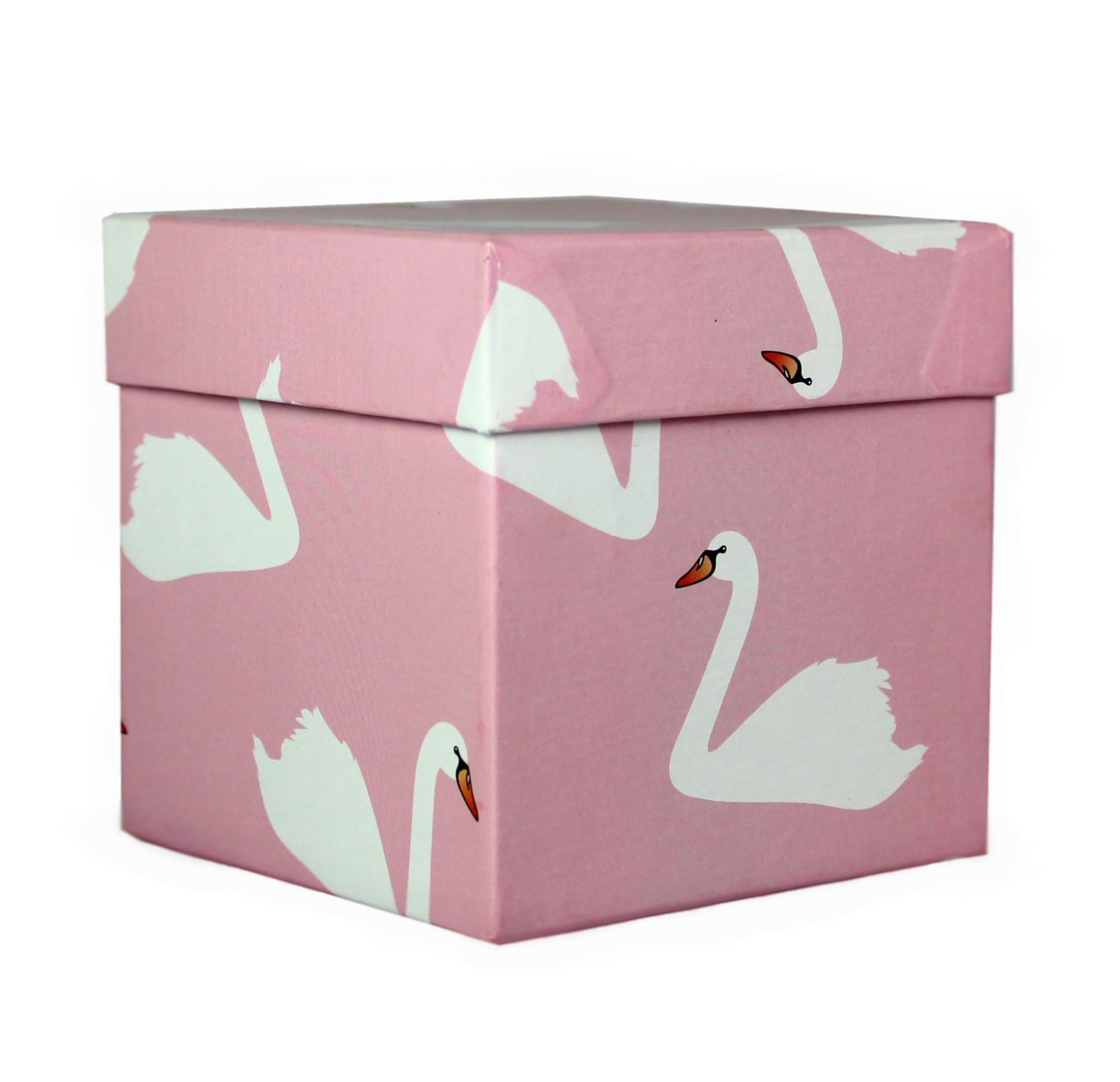 509853 Коробка подарочная "Лебеди", 9,5 х 9,5 х 9,5 см Santreyd 