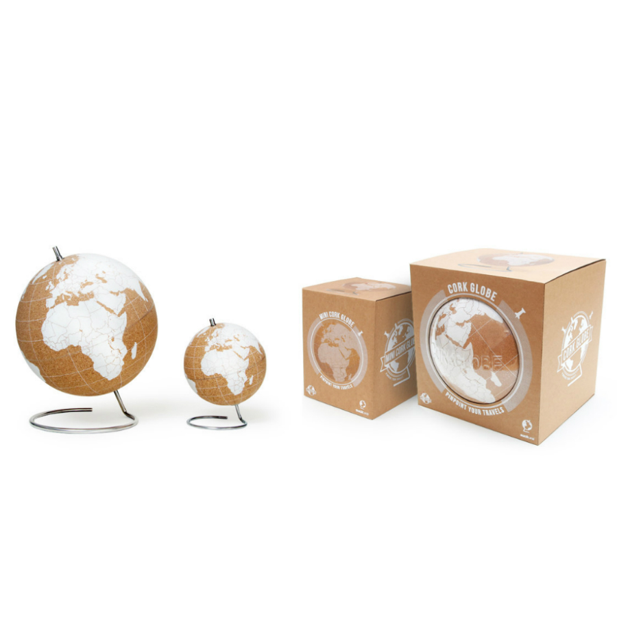 SK CORKGLOBE6 Глобус cork globe, белый, D14 см Suck UK  - Вид №12