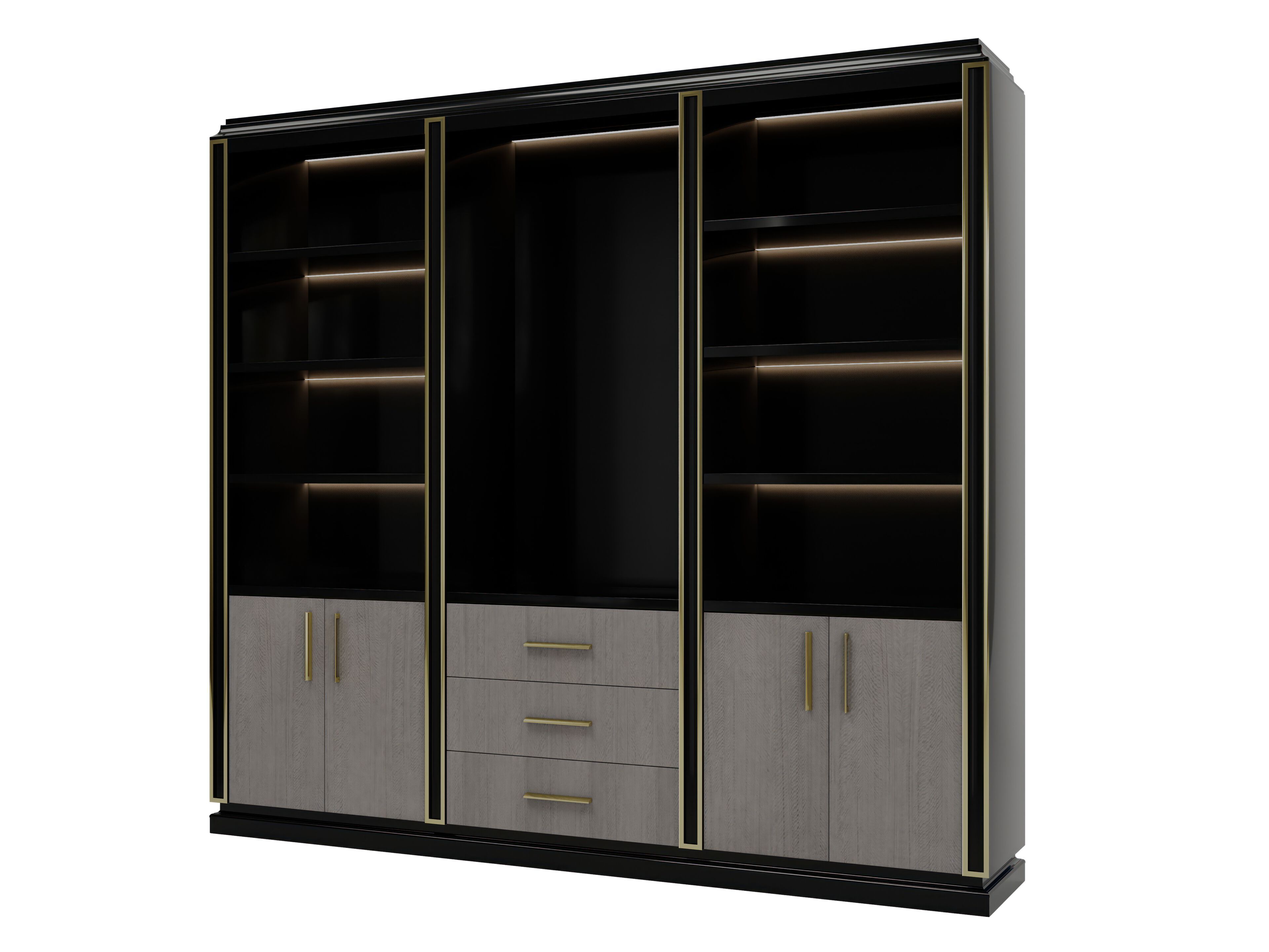 Деревянный книжный шкаф GUERRA VANNI Studio Privè ARCH-00093207