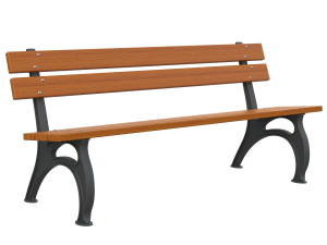 Чугунная скамья со спинкой