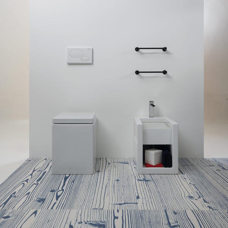 BXBI0113 Напольное биде приставное GSG CERAMIC BOX - Вид №2