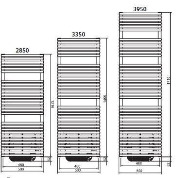 Tonon Evolution Настенный стальной полотенцесушитель Bath sun-id-1383437 - Вид №1