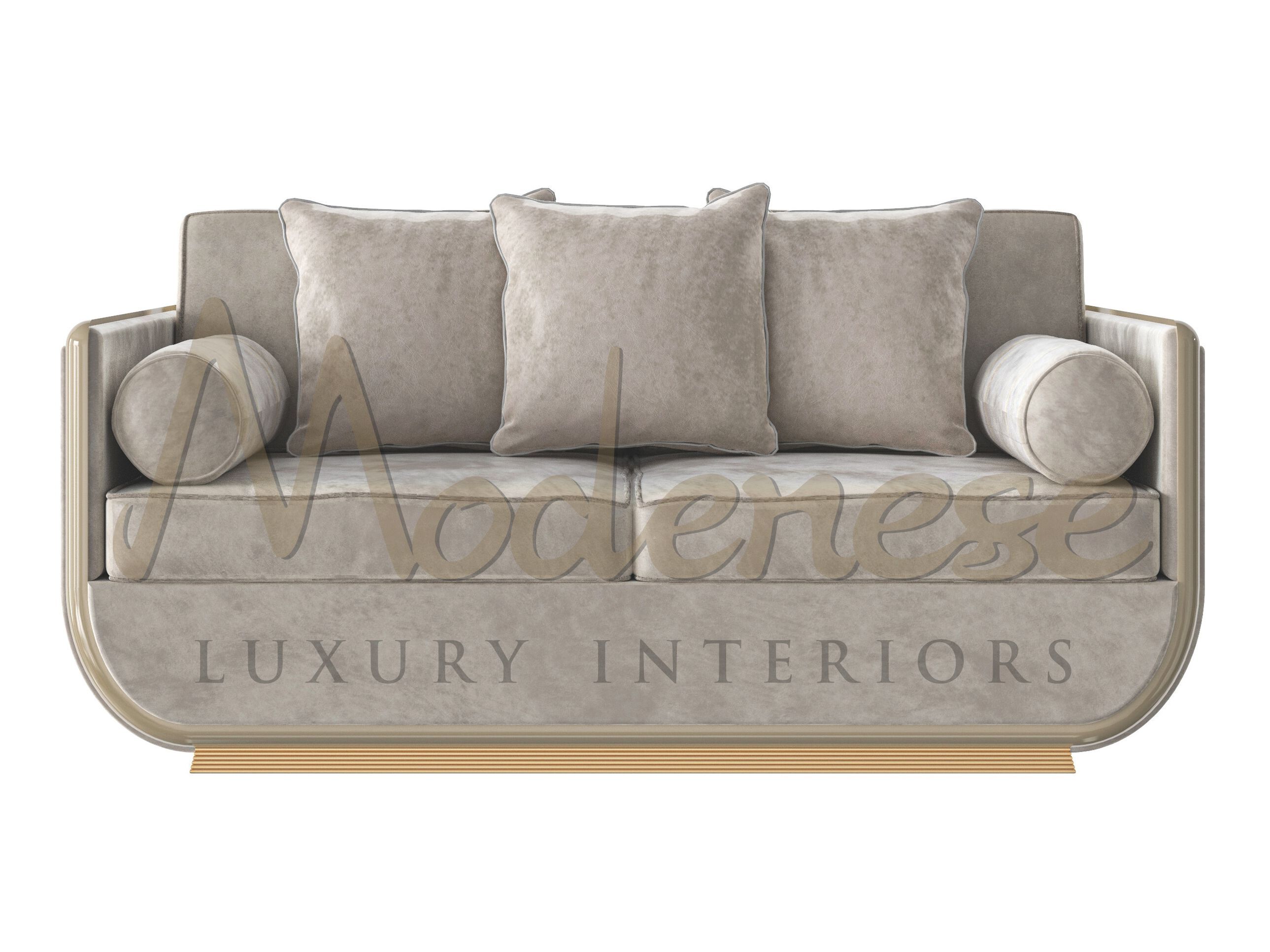 2-местный кожаный диван Modenese Luxury Interiors NOVA LUXE ARCH-00077059