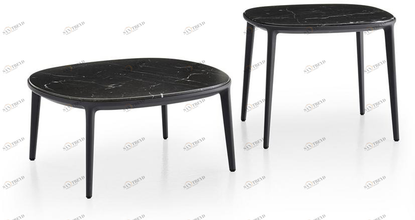 Maxalto Квадратный мраморный журнальный столик Caratos sun-id-1483965