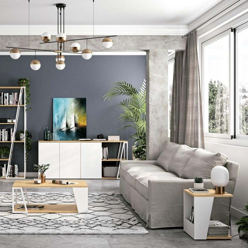 TemaHome Низкий сервисный столик из дерева с контейнерным отсеком Albi 9003.629907/14  - Вид №5