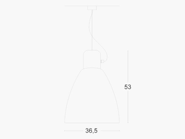 Железный подвесной светильник ZAVA SODA ARCH-00146924 - Вид №4