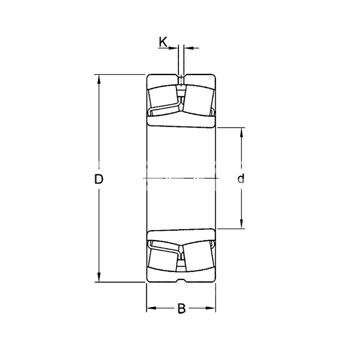 IS2156 Подшипник 22207 CC/W33 ISKRA  - Вид №1