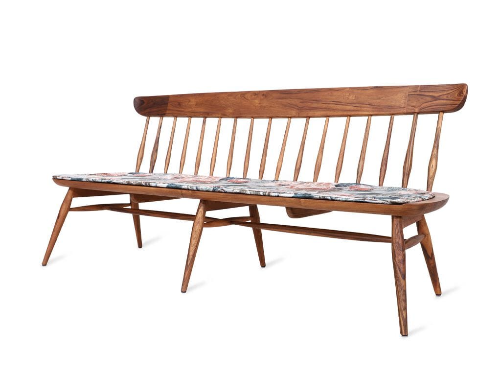 Скамейка из тикового дерева со спинкой Alankaram BUYUK ARCH-00098749 - Вид №7