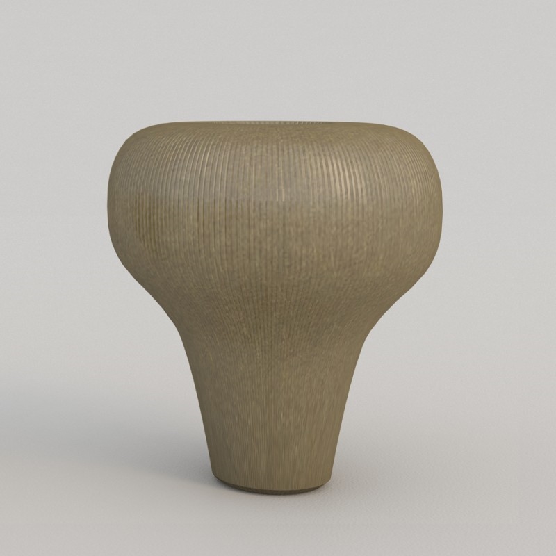 Q106/5RX32 Ребристые тоб и шикарные вазы Adriani e Rossi Медь  - Вид №6