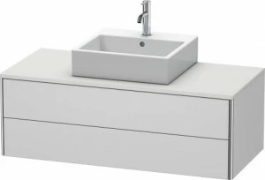XS491203636 Тумбочка для подвесной консоли XSquare #XS4912 1200 x 548 мм Белый шелковисто-матовый лак