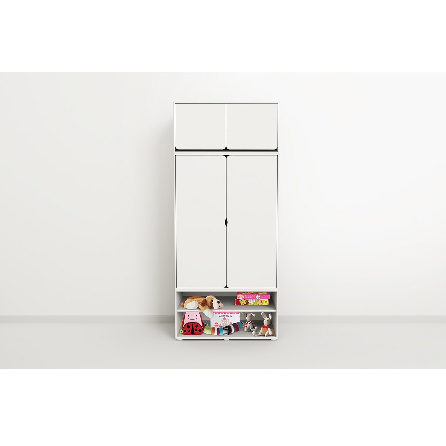 Тумба Flexa с 2 дверцами, белая 812540240 - Вид №1