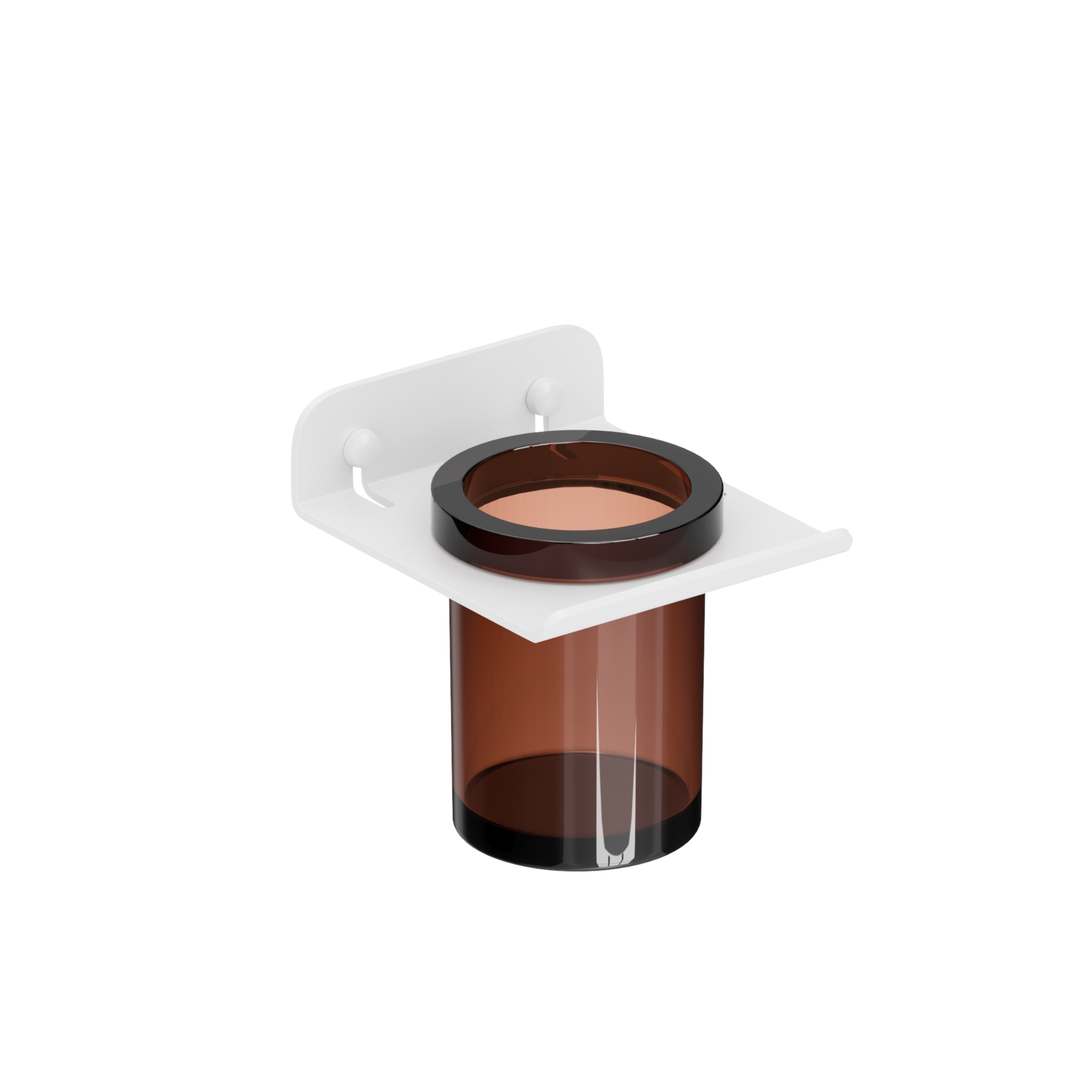 185054 Держатель для стакана 12 см цвет Белый Sonia QUICK Испания