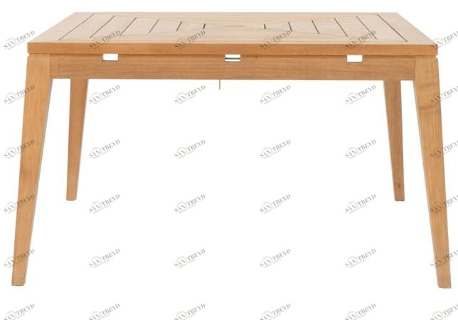 Unopiù Квадратный раздвижной стол из тика Milton Regtav