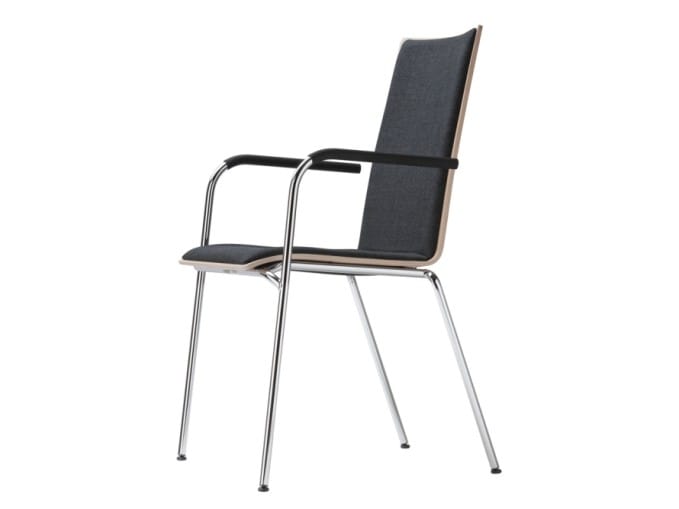Мягкий штабелируемый стул с подлокотниками THONET S 160 ARCH-00132116 - Вид №1
