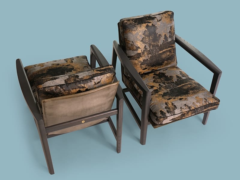 Тканевое кресло с подлокотниками Borzalino SEAN ARCH-00076974 - Вид №8