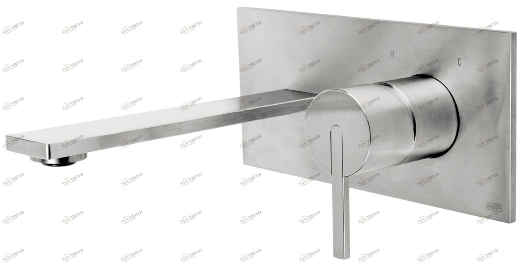 FIR Italia Наружная часть для настенного смесителя для раковины  LIFESTEEL 59 59.1010.8 