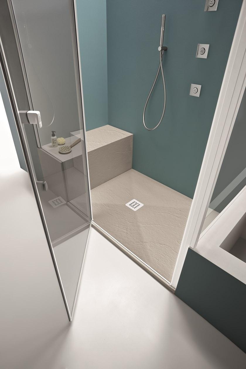 ARBLU Душевой уголок угловой с распашной дверцей Dedalo sun-id-1424205 - Вид №7