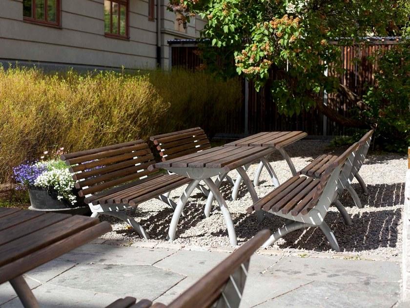 VESTRE Прямоугольный стол для пикника из стали и дерева Urban sun-id-1468624 - Вид №6