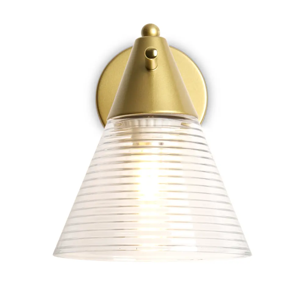 Настенный светильник Freya Blissa цвет бронза/прозрачный STLM-2118530 - Вид №3