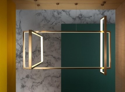 066999 Подвесной светильник 120 cm бронзовый Aromas del Campo Frame - Вид №1