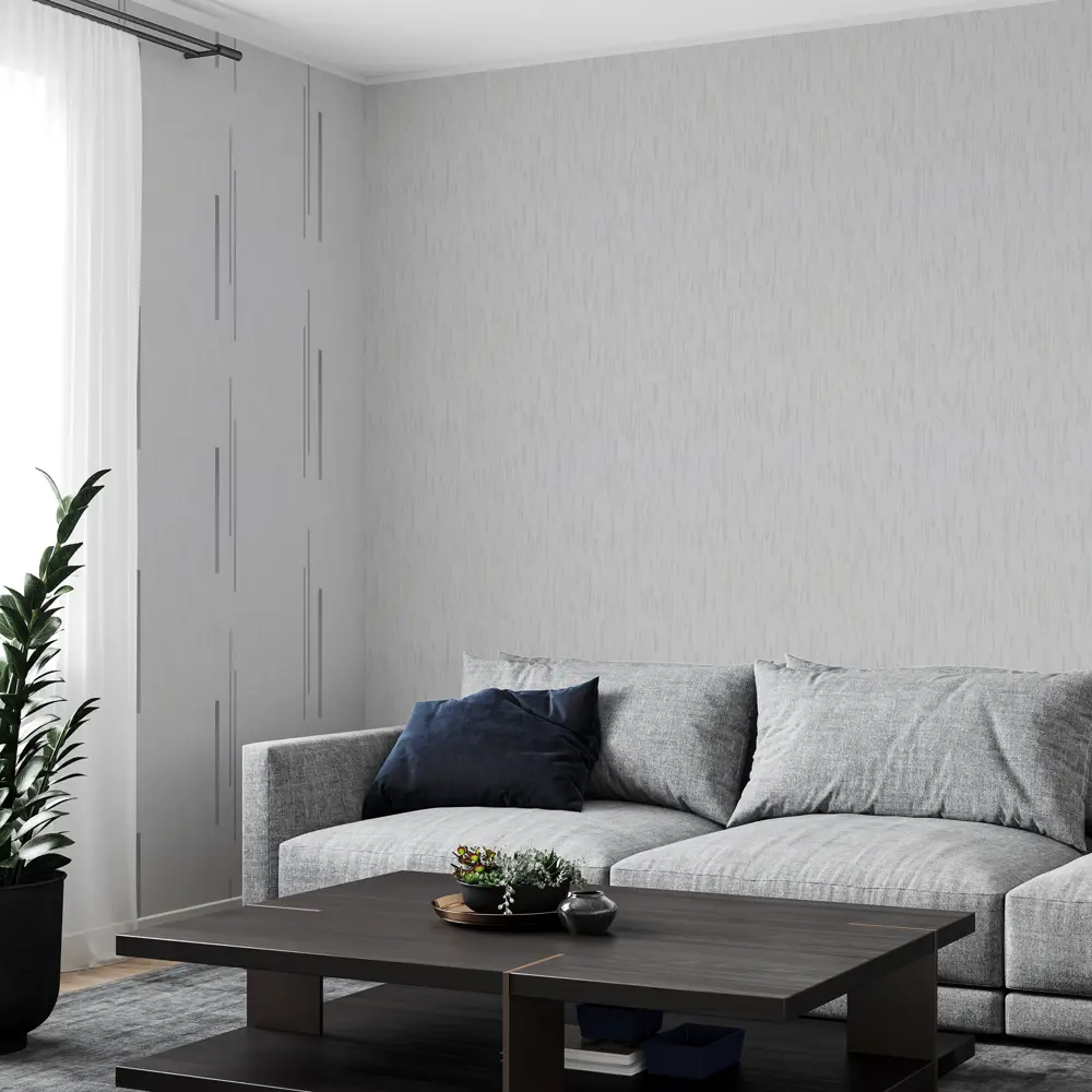 Обои флизелиновые Palitra Home Udachno серые 1.06 м 89427233 STLM-1568328 - Вид №4