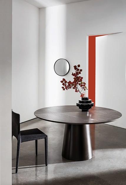 Sovet italia Круглый стеклянный стол Totem sun-id-1456653 - Вид №6