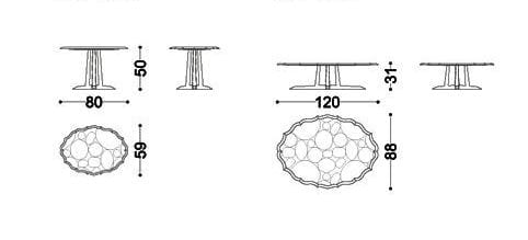 Круглый журнальный столик OPERA CONTEMPORARY ANATOL ARCH-00104376 - Вид №4