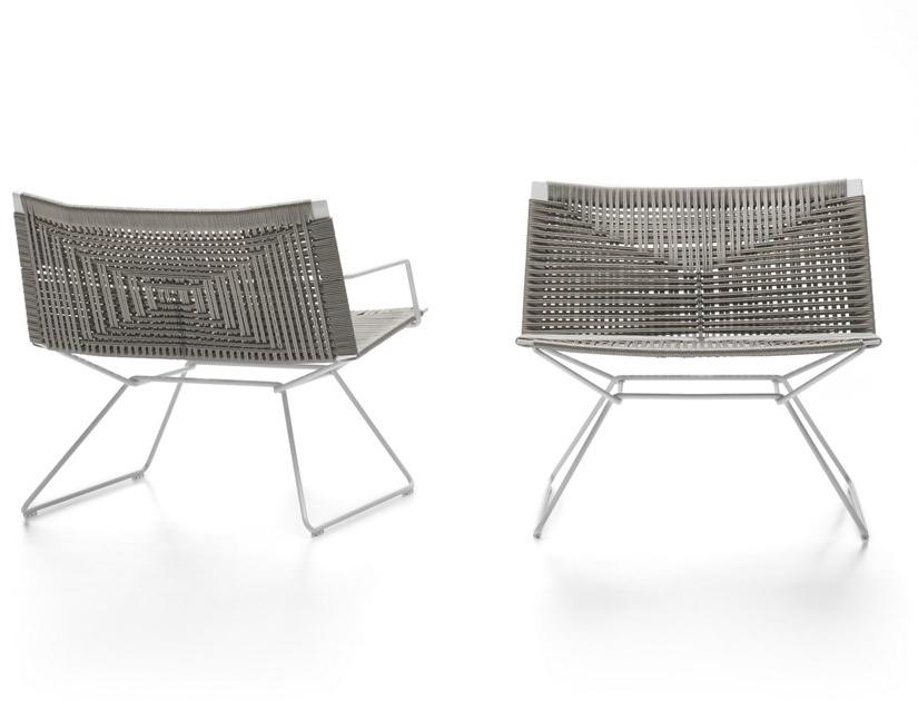 MDF Italia Кресло для садовых санок на веревке с подлокотниками Neil sun-id-1472930 - Вид №2