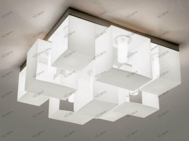 PANZERI Потолочный светильник из дутого стекла Domino sun-id-1501505