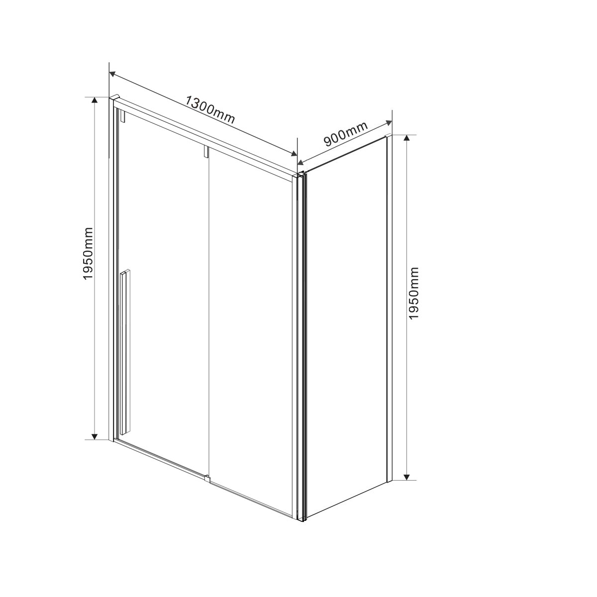 VSR-1L9013CL-1 Душевой уголок Vincea Lugano Santreyd - Вид №3