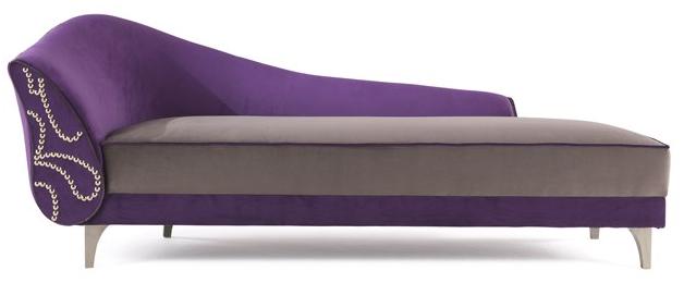 ETRO Home Interiors Кушетка из бархата с обивкой Agra E.agr.225.a - Вид №1